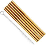 Legami Milano Straws Metal with Brush 6pcs