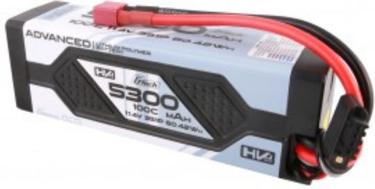 Gens Ace Напреднала Батерия Li-Po 11.4V 5300mAh 100C 3S T-Щепсел за RC Превозно Средство