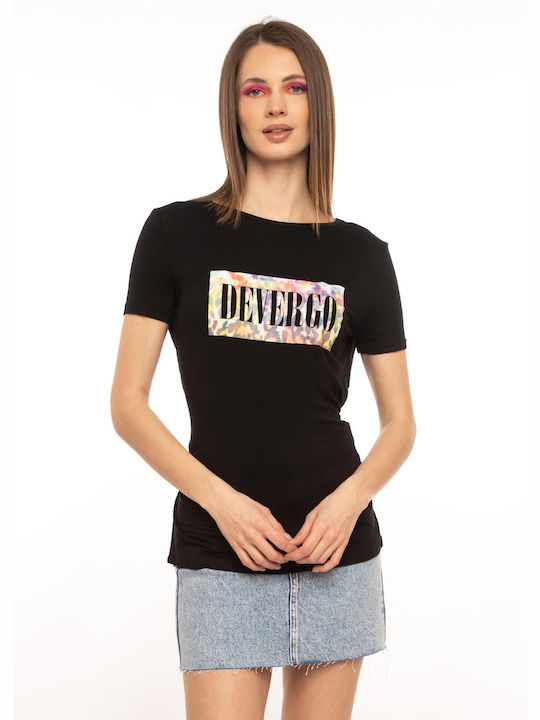 E-shopping Avenue Γυναικείο T-shirt Μαύρο.