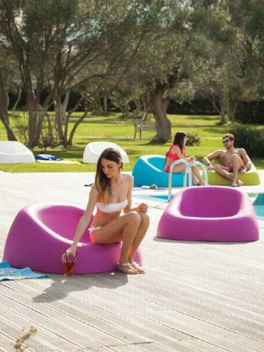 Outdoor-Stuhl Polypropylen Bikini Rosa 111x111x53εκ.