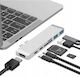 Dual USB-C Docking Station cu HDMI PD Gray (CO2-0117)
