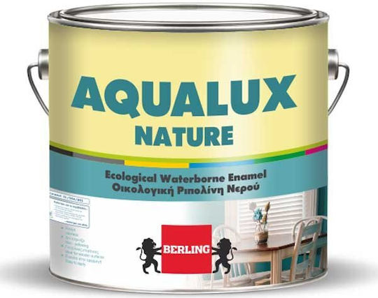 Berling Ριπολίνη Οικολογική Νερού Aqualux Nature 2.5lt Λευκή Ματ