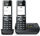 Gigaset Comfort 550A Cordless Phone (2-Pack) with Speaker Black