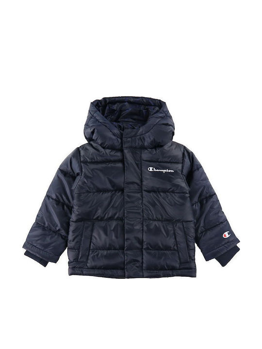 Champion Kinder Gesteppt Kinderjacken Navy Blau