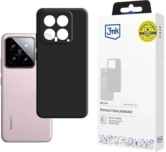 3MK 14 Back Cover Σιλικόνης Μαύρο (Xiaomi 14)