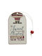 Hanging Ornament Label Wooden 10cm Set 9pcs