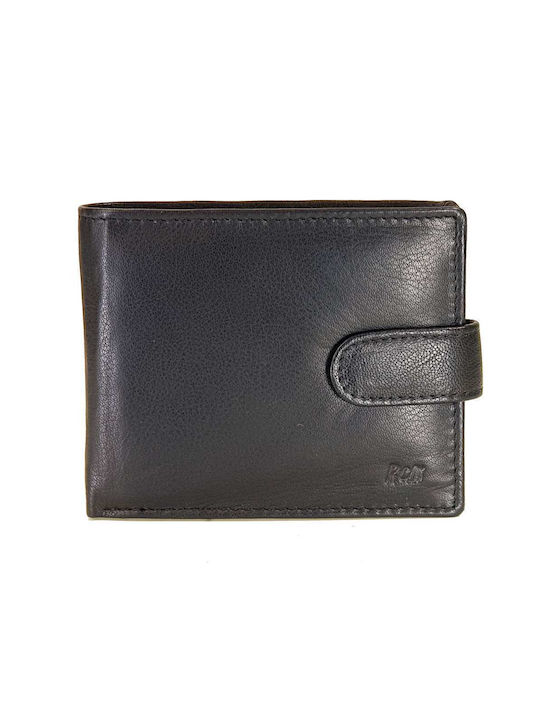 RCM Men's Leather Wallet Black