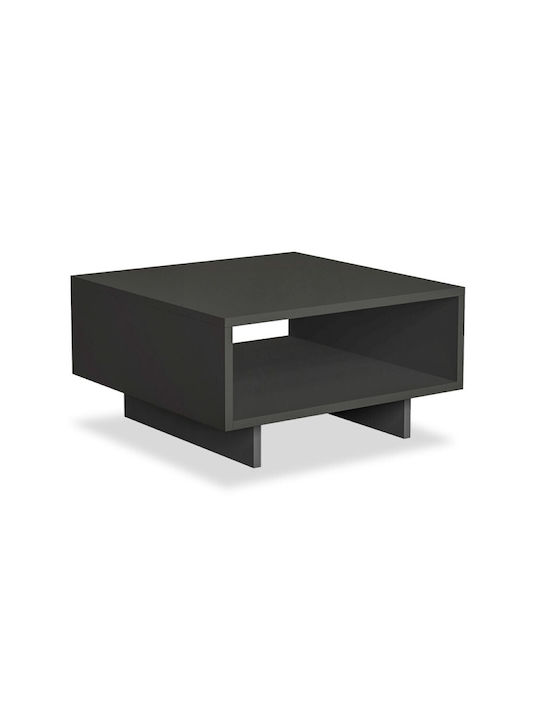 Square Coffee Table Hola Charcoal L60xW60xH32cm