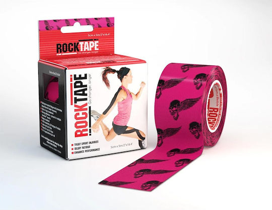 Rocktape Standard Benzila de kinetoterapie 5cm x 5m Roz