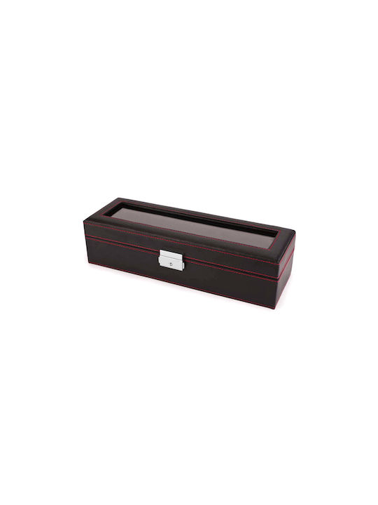 Watch Case Black GENBOX-GJ-WB1001BB-6SLOT