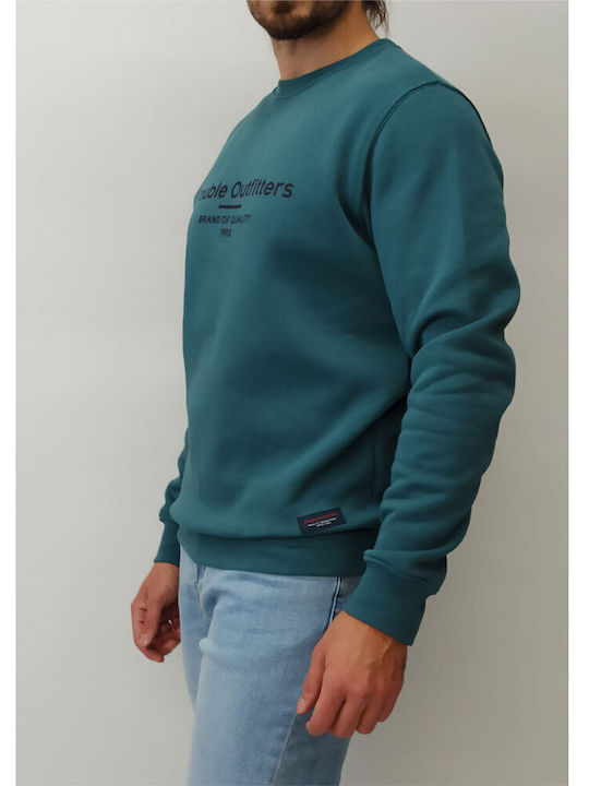 Double Men's Sweatshirt Teal