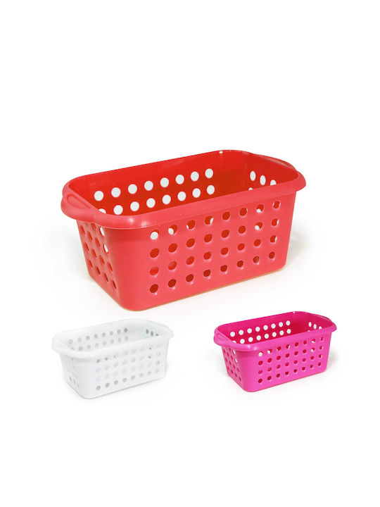 Viosarp Καλάθι Αποθήκευσης Κόκκινο 27x15x10cm Viosarp Καλάθι Αποθήκευσης Κόκκινο 27x15x10cm