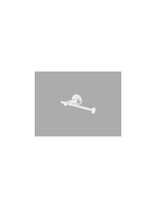 Sanco Twist Paper Holder Metallic White