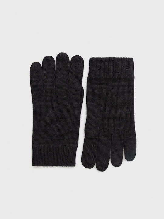 Ralph Lauren Μαύρα Πλεκτά Γάντια