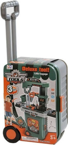 Kider Toys Valiză Cu Unelte Cu Roți 3 În 1 Pentru 3+ Ani