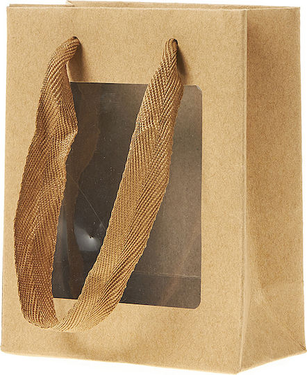 Nuova Vita Paper Bag for Gift Brown 12x6x15cm.