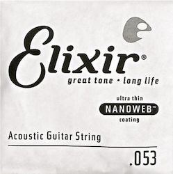 Elixir Nanoweb Einzel Saiten 80/20 Bronze Akust...