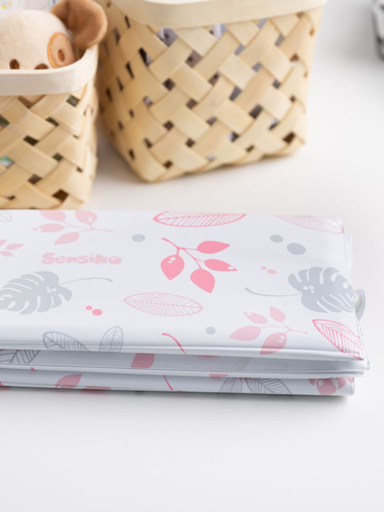 Sensillo Travel Changing Pad Plastic Pink 40x58cm