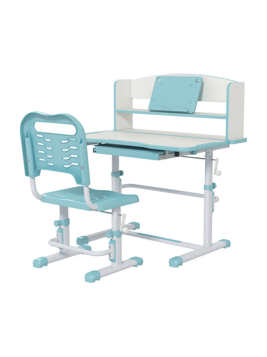 Kids Desk made of Melamine Blue 80x54x104cm 312-106V80BU