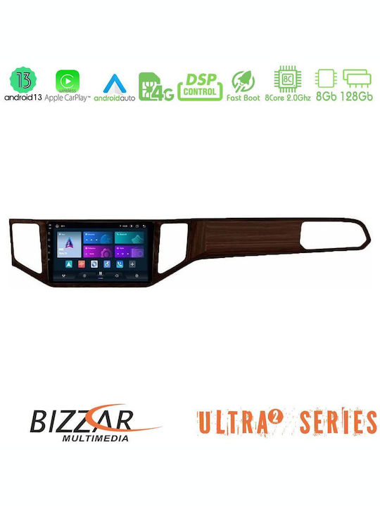 Bizzar Car Audio System for Volkswagen Sportsvan 2014-2020 (Bluetooth/USB/WiFi/GPS/Apple-Carplay/Android-Auto) with Touch Screen 9"