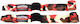Sport Masters Bbemfe Camouflage 13445-MFECAMO02 Benzi de mână pentru arte marțiale 4.5m Red