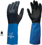 Showa Waterproof Gloves for Work Blue Chemical 1pcs