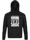 Hoodie Unisex Organic " Because Penguins Are Freaking Awesome " Black