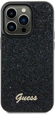 Guess Plastic Back Cover Black (iPhone 12 / 12 Pro)