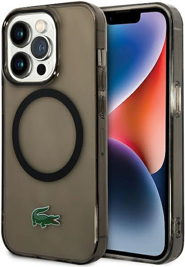 Lacoste Back Cover Πλαστικό Μαύρο (iPhone 15 Pro)