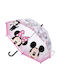 Cerda Kids Umbrella Curved Handle Minnie Mouse Pink With Diameter 45cm