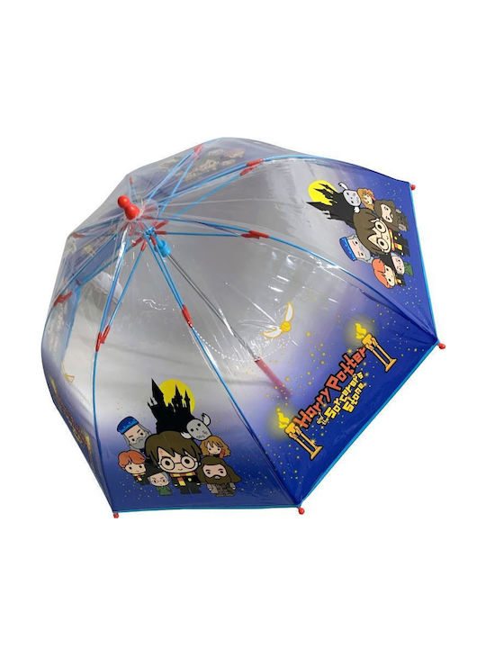 Chanos Umbrelă pentru copii Baston Harry Potter transparentă cu diametrul de 45cm.