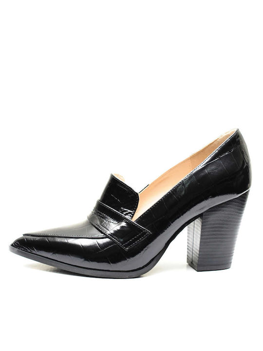 Gabriela Valeri Leder Pumps Schwarz