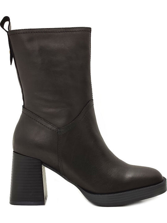 Carmela Footwear Leder Stiefeletten Damen Schwarz
