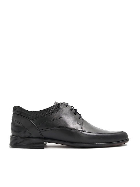 Leder Herren Freizeitschuhe Schwarz