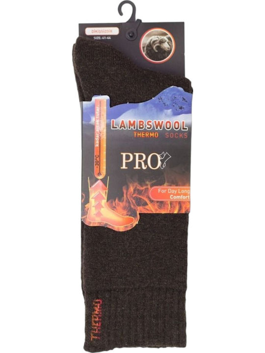 Pro Socks Ανδρικές Ισοθερμικές Κάλτσες Καφέ