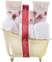 Primo Bagno Musk Oriental Skin Care Set for Cleaning Body Cleaning with Bubble Bath , Body Cream , Towel & Sponge