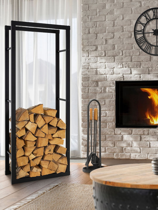 ML-Design Metallisch Regal Holzlagerung