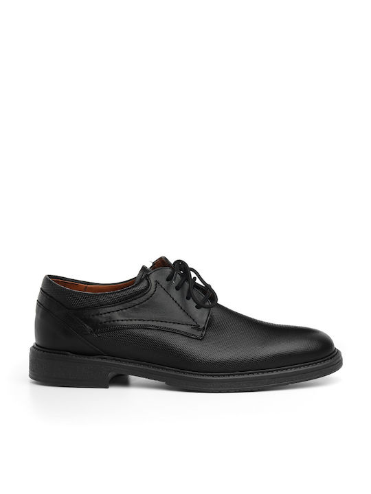 Antonio Shoes Men's Leather Casual Shoes Black