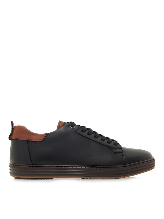 Ramero Men's Leather Casual Shoes Black