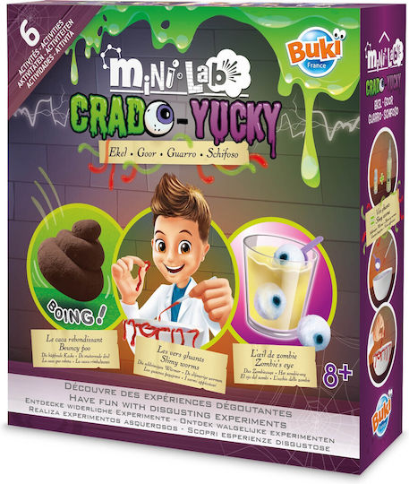 Buki Mini Lab Yucky Science Εκπαιδευτικό Παιχνίδι Πειράματα για 8+ Ετών