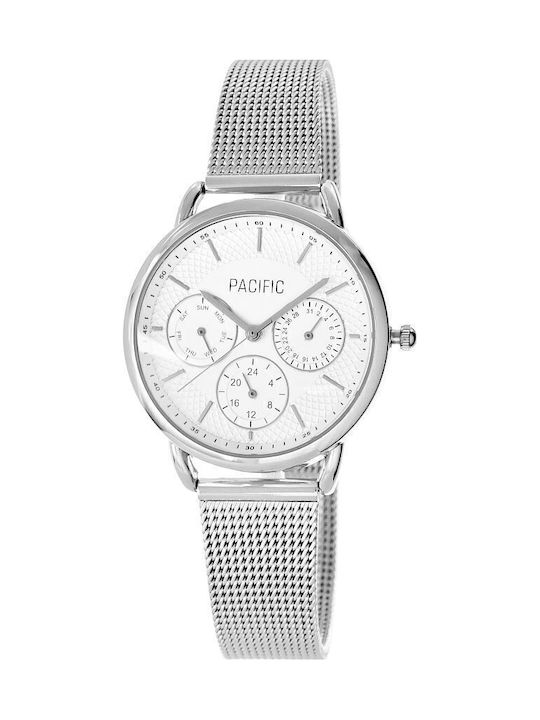 Pacific Watch Battery with Metal Bracelet