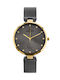 Bisset Damen Uhr mit Schwarz Metallarmband