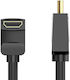 Vention HDMI 2.0 Premium High Speed 4K 60Hz HDR Angle (90°) Cable HDMI male - HDMI male 3m Μαύρο