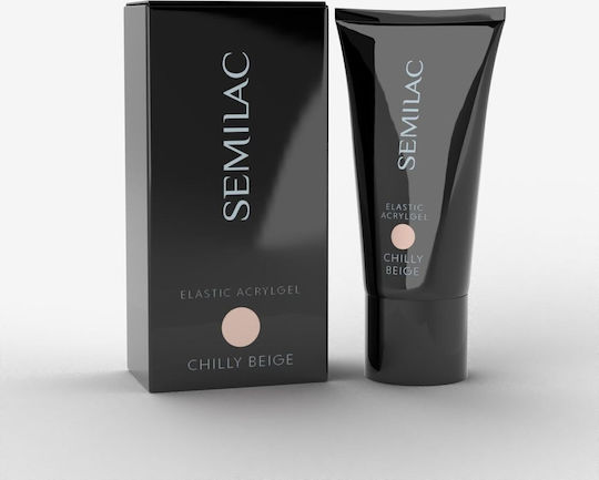 Semilac Double Flex Acrygel Falsche Nagelgel Ecru 30gr
