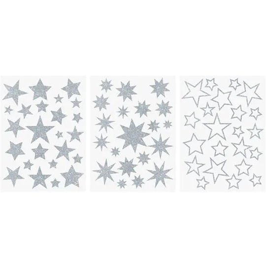 Heyda Crăciun Autocolante pentru Fereastră cu Design Αστεριού 20x27cm.