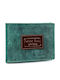 Leather Men's Wallet Cards with RFID Blue