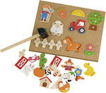 Viga Toys Wooden Construction Toy Hammer Mosaic Set