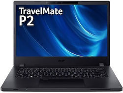 Acer TravelMate P2 TMP214-54 14" FHD (Kern i5-1235U/8GB/256GB SSD/W11 Pro) Schiefer Schwarz (UK Tastatur)
