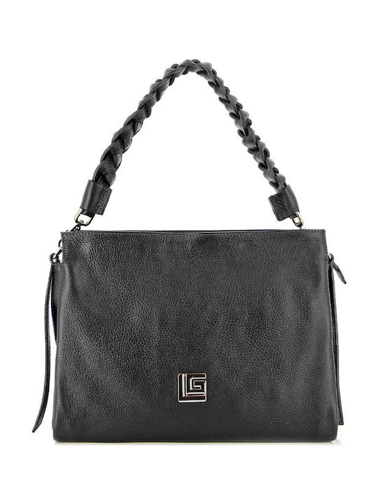 Leather Women's Bag Shoulder Black