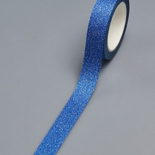 Nuova Vita Weihnachtliche Farbband Blau 914x1.5cm 1Stück